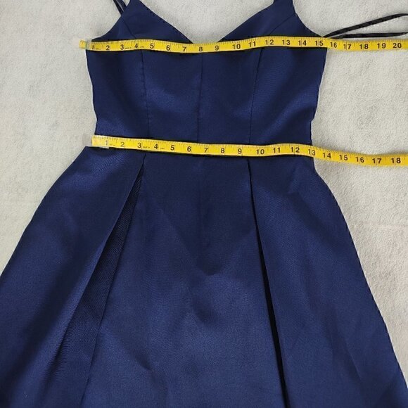 Windsor Wedding, Prom, Formal, Evening, Navy Blue Mini Dress. Size 3/4 - Picture 5 of 11